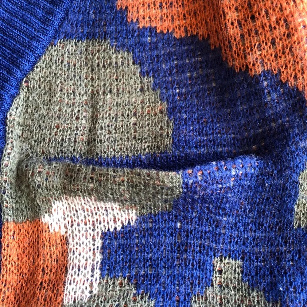 STEM Size 2 Toddler Abstract Oversized Grandpa Cardigan with Pockets. NWT